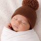 Baby's First Hat - Sandalwood Pom