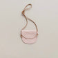 Little Girl Scalloped Leather Purse - Blush