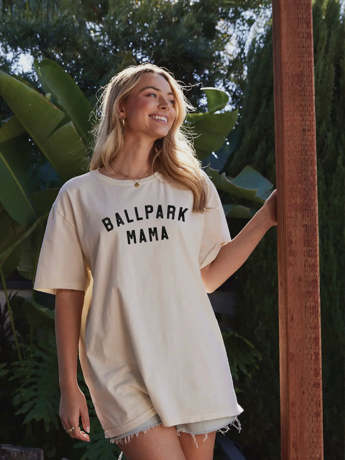 Ballpark Mama Oversized Tee