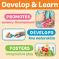 Sensory Bin Beach Activity Bin for Kids
