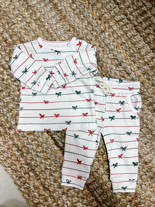 Christmas Bow Lounge Set