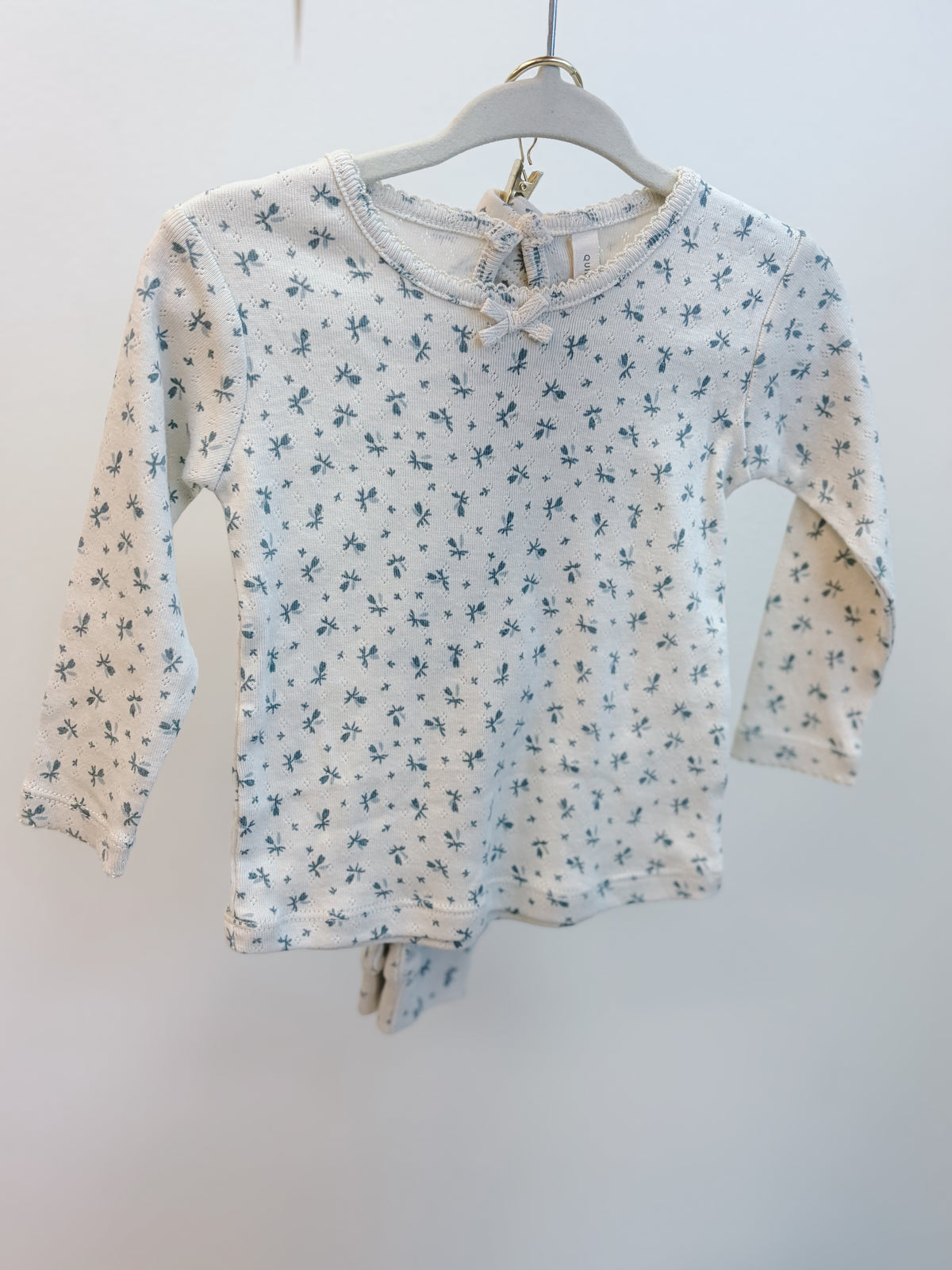 Pointelle Blue Ditsy Lounge Set
