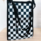 Checkered Vinyl Tote