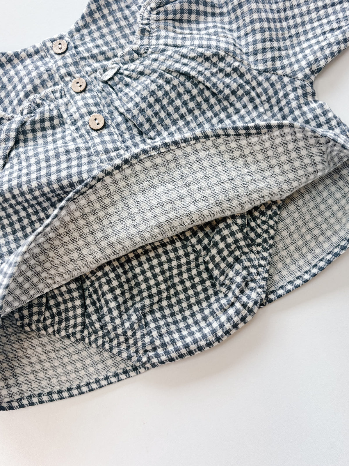 Midnight Gingham Bloomer Set