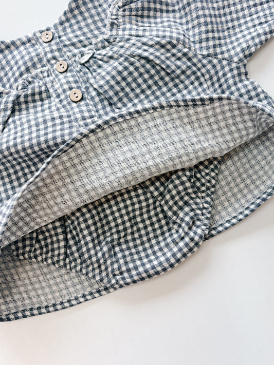 Midnight Gingham Bloomer Set