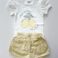 Yellow Gingham Shorts