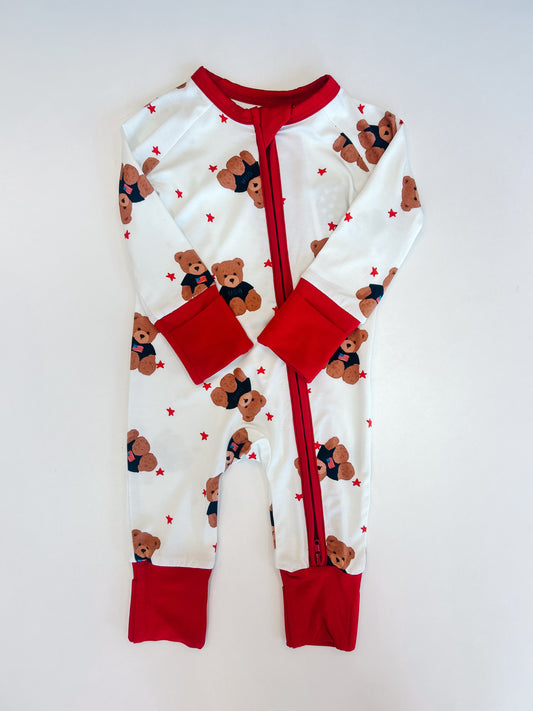 IMJ Star Spangeled Teddy Zipper