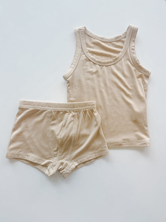 Bamboo Summer Sleep Set - Tan