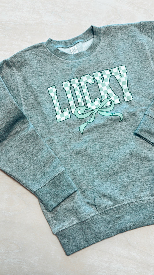 Lucky Bow Crewneck