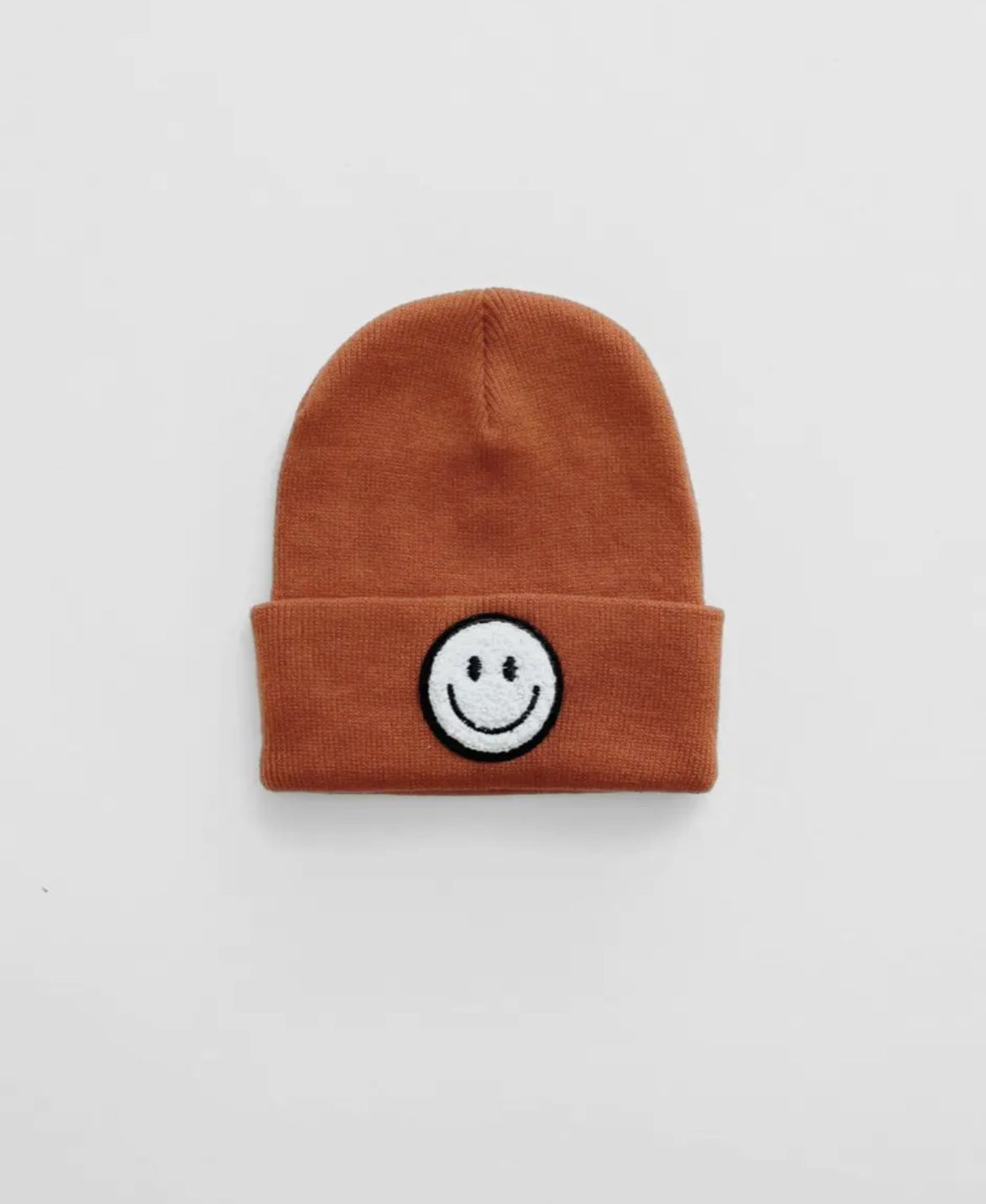 Smiley Beanie Rust