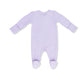 Solid Orchid Petal - 2 Way Zipper Footie