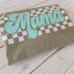 Mama Teal Puff Tee