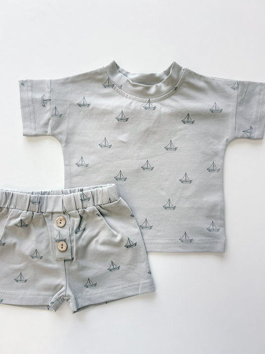 Sailboat Short Set