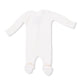 Solid Sugar Swizzle - 2 Way Zipper Footie