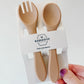 Spoon & Fork Set -Apricot