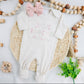 Jesus Loves Me Romper- Pink