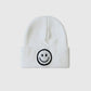 Smiley Beanie - White