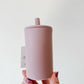 Silicone Straw Cup - Dusty Rose