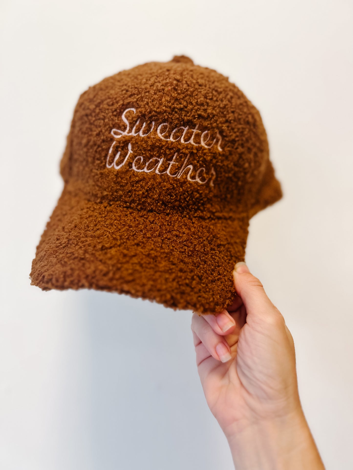 Sweater Weather Embroidered Hat