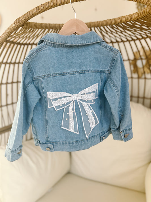 Denim Bow Jacket