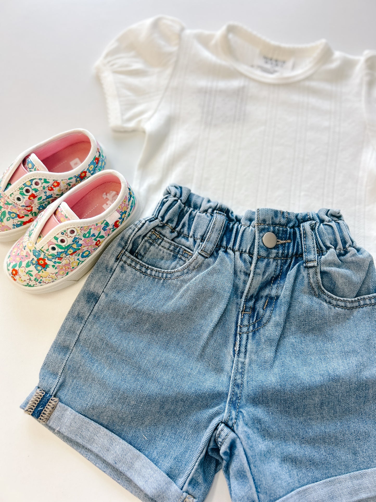 Denim Bag Shorts