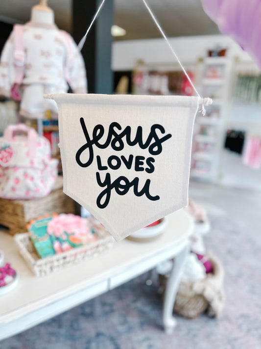 Jesus Loves You Banner