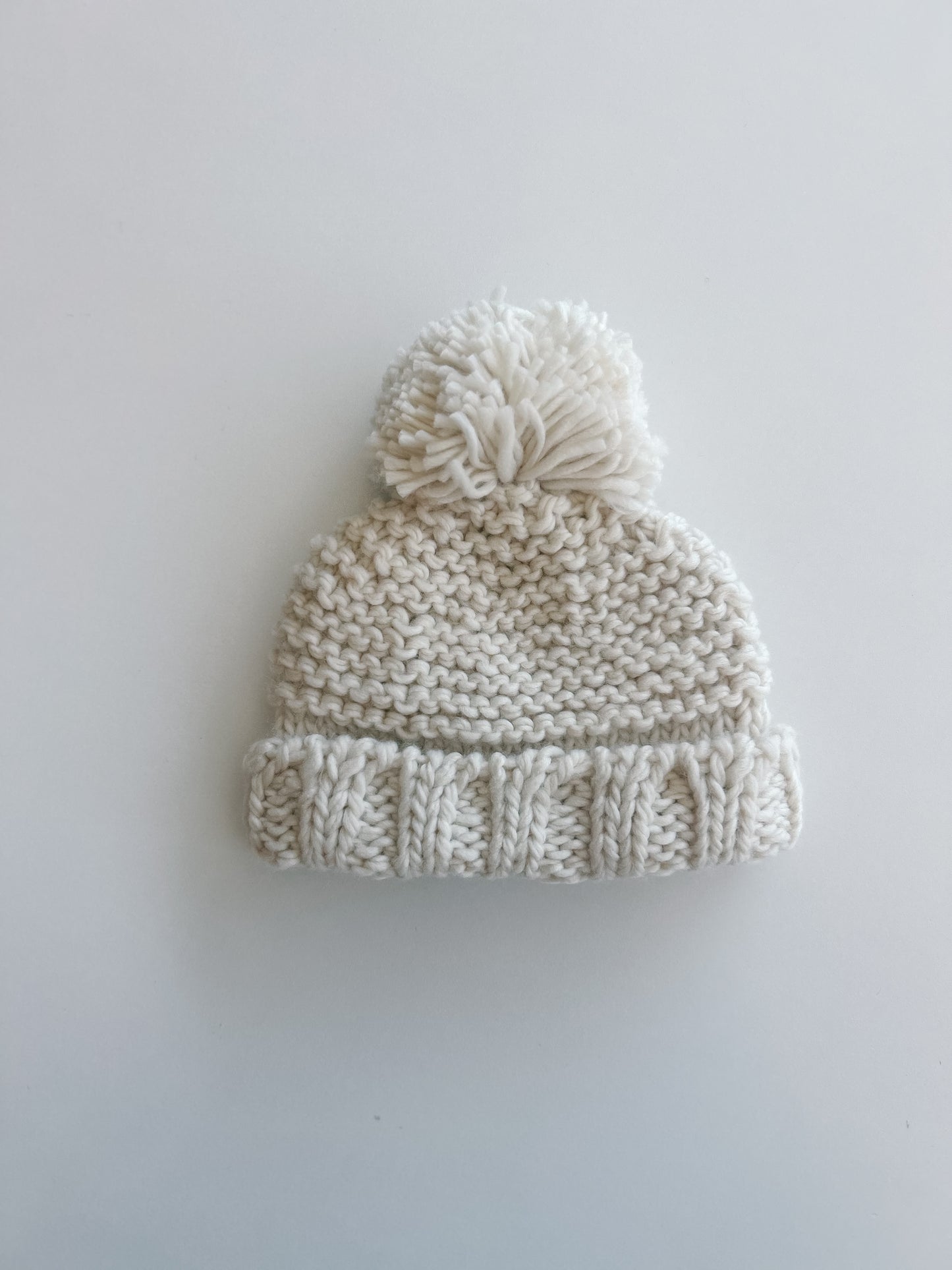 Natural Stitch Beanie