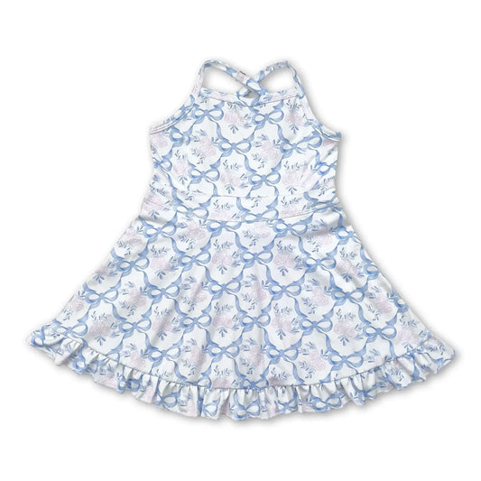 Bow Ruffle Athliesure Dress