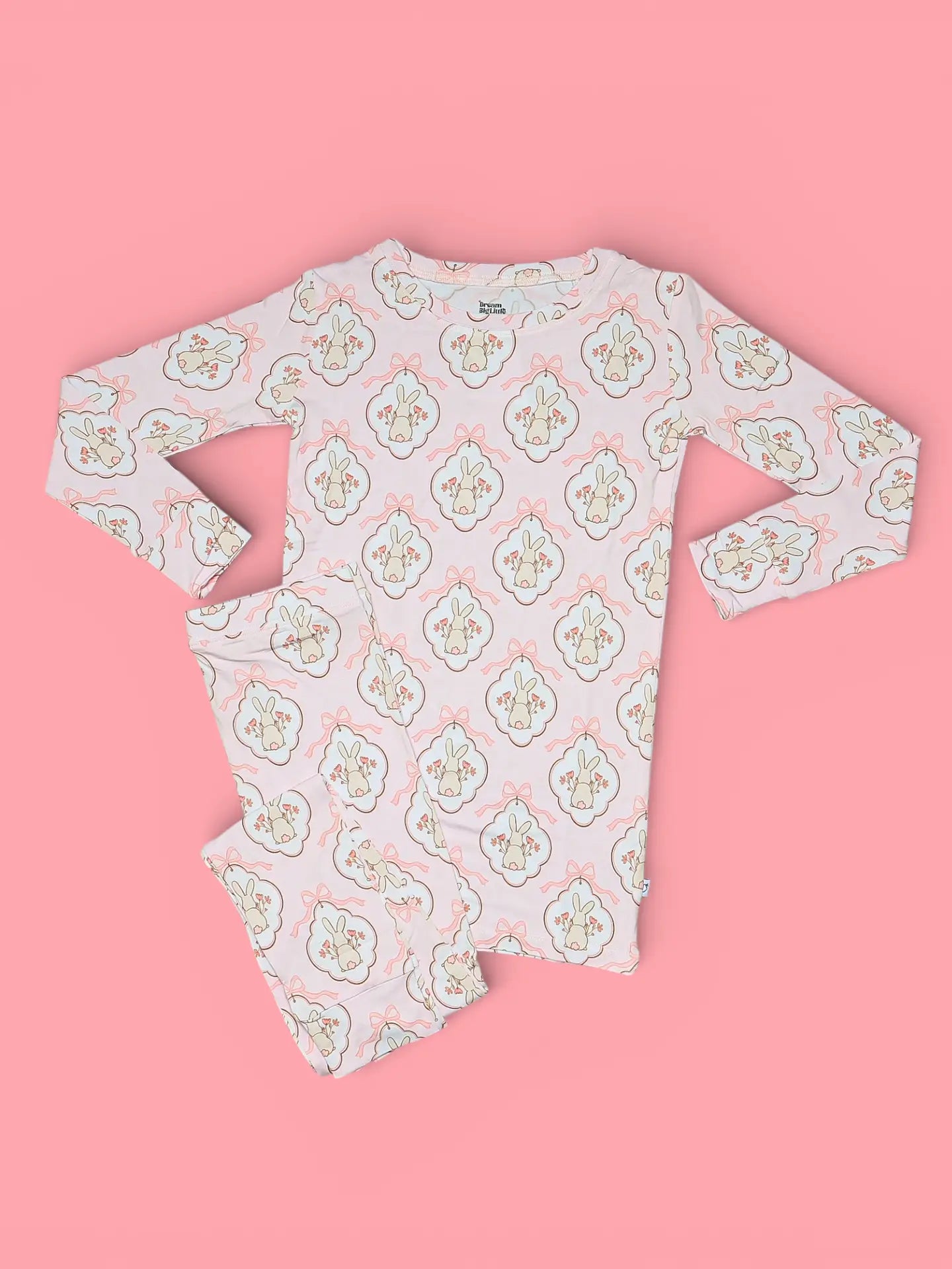 Bunny Bow Blossoms 2 Piece Bamboo