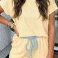 Color Block Short Set