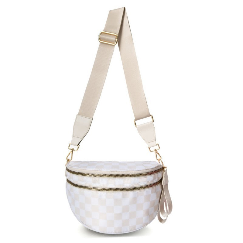 Checkered Crossbody Bag