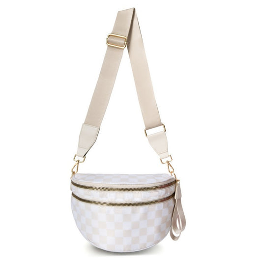 Checkered Crossbody Bag
