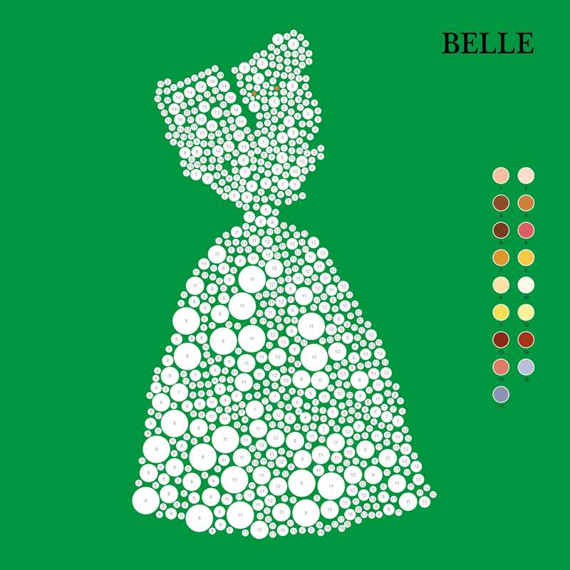 Disney Princess Dot Coloring