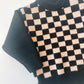 Checkered Crew Neck