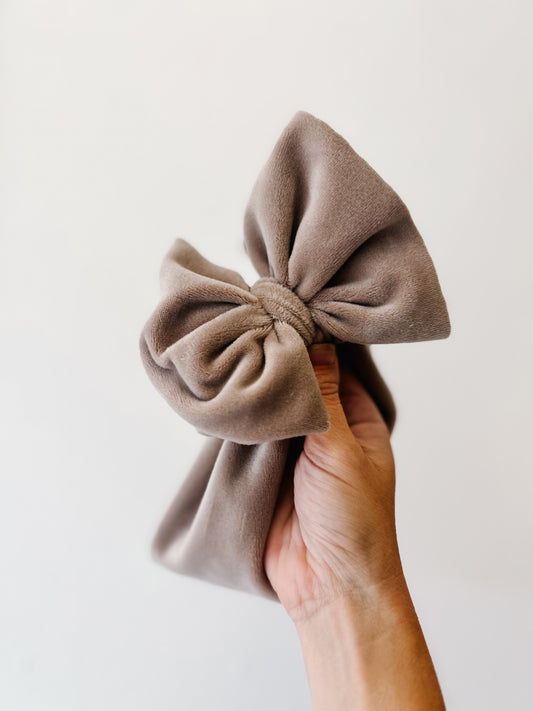 Plush Velvet Taupe