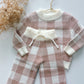 Blush Gingham Knit Set