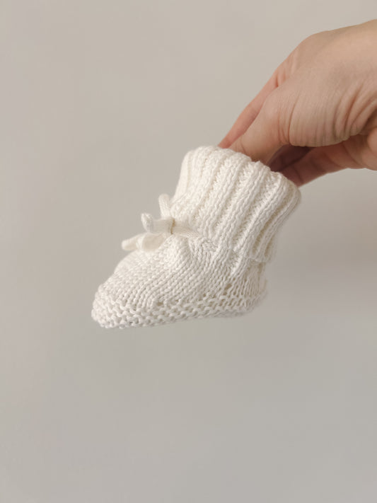 Crochet Knit Booties