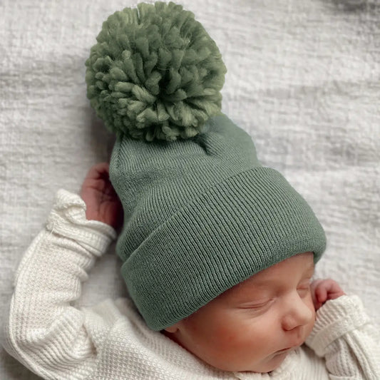 Baby's First Hat - Fern Pom