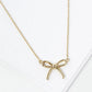 Bow Charm Necklace