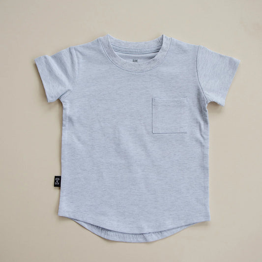 Grey Basic Tee - Olive & Scout
