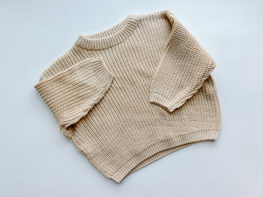 Oversized Sweater - Beige