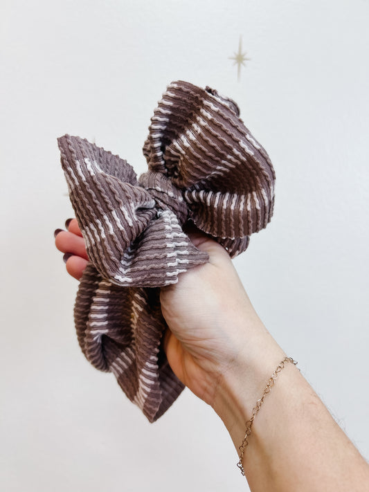 Ribbed Striped Mocha