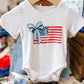 American Flag Short Sleeve Bodysuit