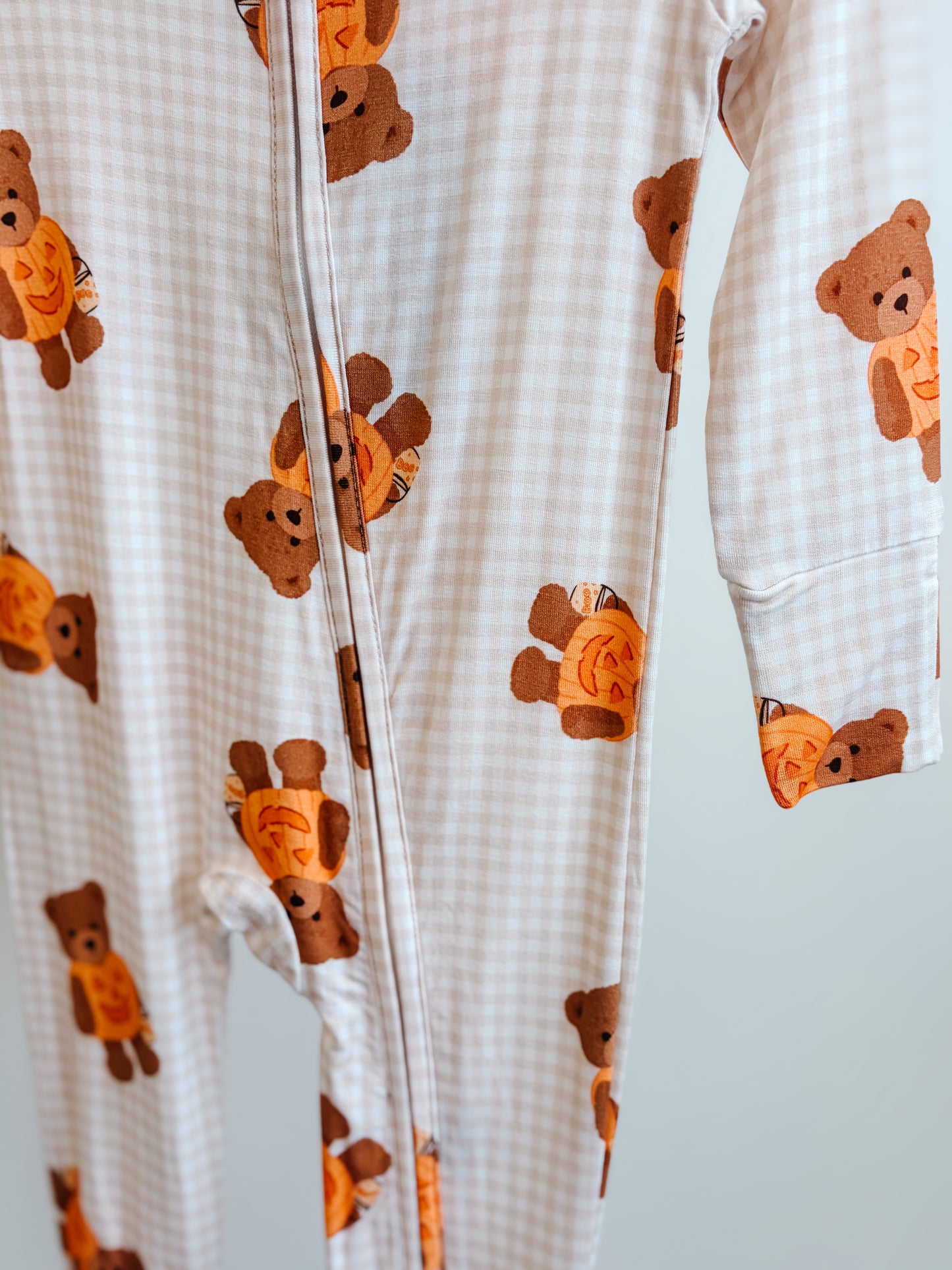 Little Boo Bear Zipper Romper