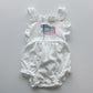 Embroidered Flag Bubble Romper