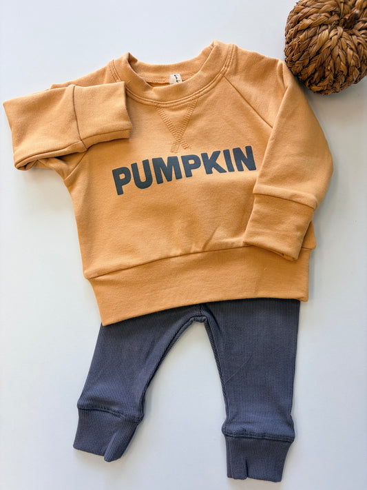 Pumpkin Raglan Sweatshirt