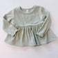 Ribbed Peplum Shirt