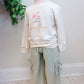Ruffle Hem Sweatshirt