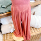 Harem V-Waist Tie Pants