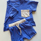 Periwinkle Boxy Shirt & Shorts Set